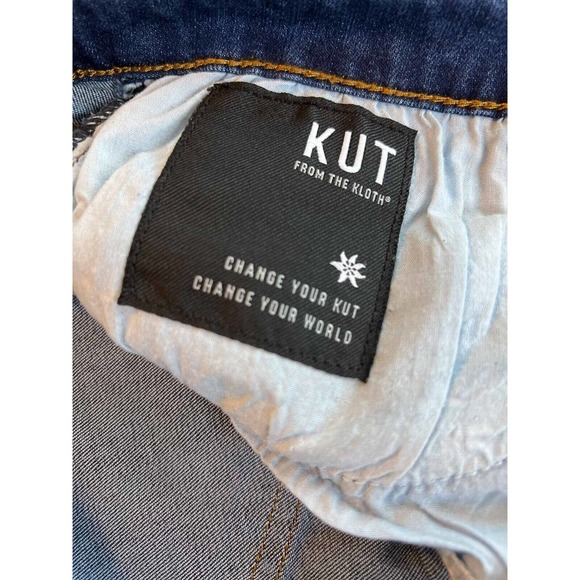 Kut From The Kloth Womens Jeans Size 14 Ankle Skinny Jeans Dark Wash Stretch - Picture 10 of 15